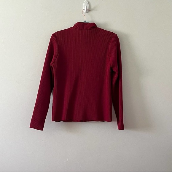 Appleseed’s Maroon Wine Quilted Front Jacket. Size Small. - Picture 9 of 13